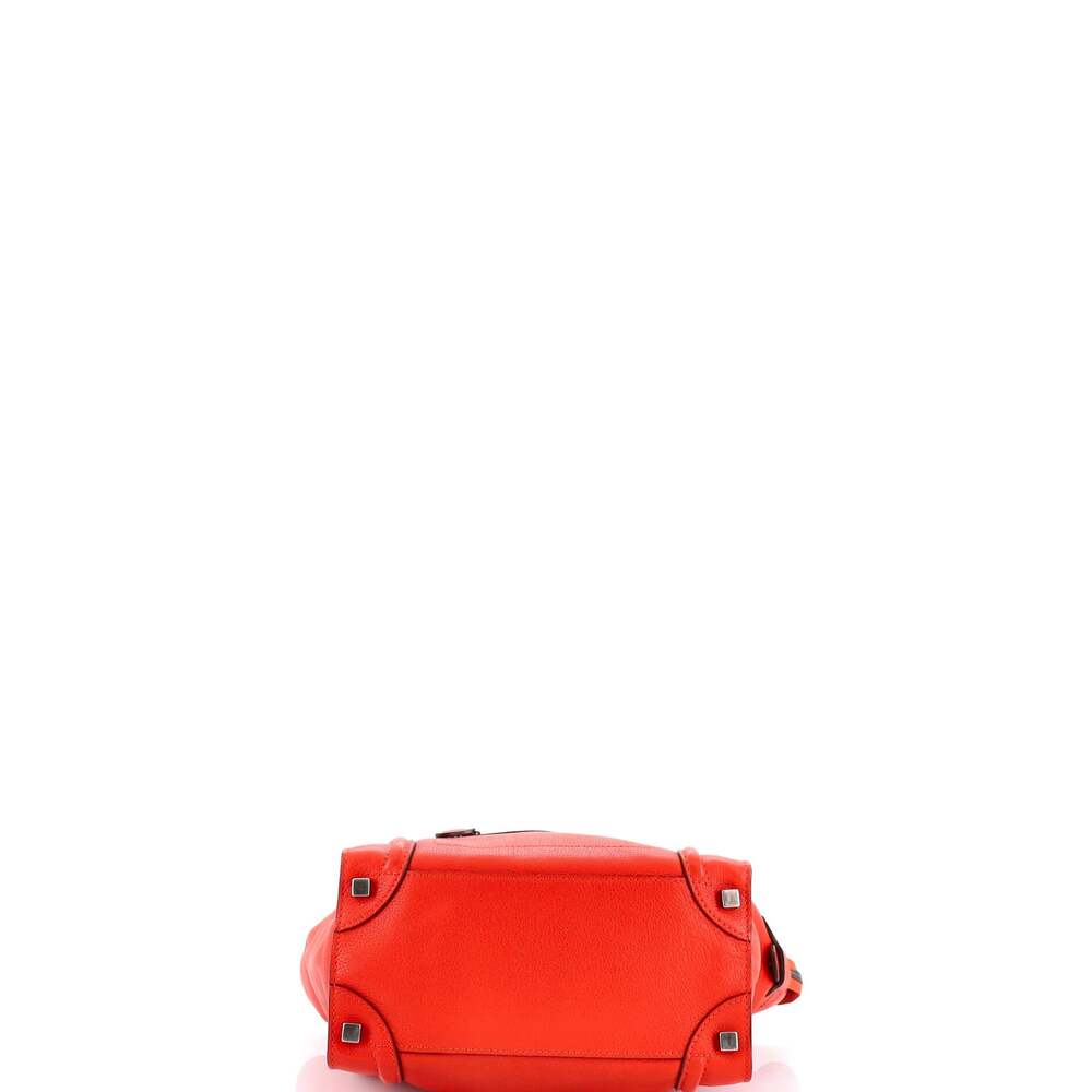 Celine Luggage Bag Grainy Leather Mini #240765C85B - Picture 4 of 8